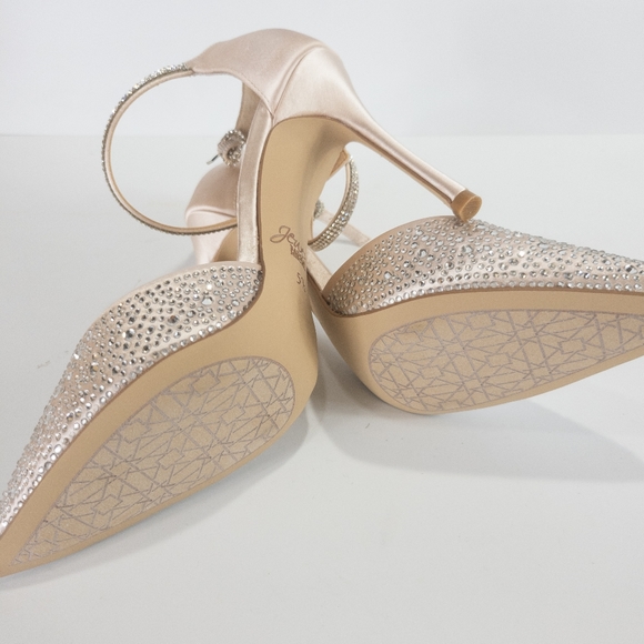 Jewel by Badgley Mischka Jailene Evening Pumps Champagne -5.5 - Picture 9 of 10